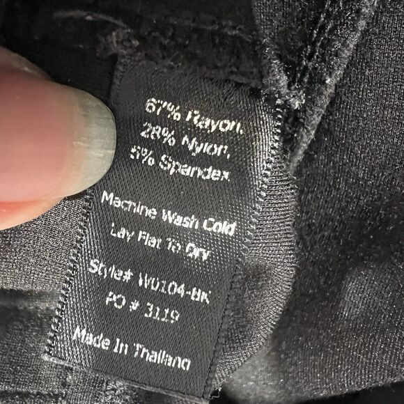 Betabrand Classic Dress Yoga Pants 2XL Long 33 inseam Ponte Knit Black Boot-Cut - Picture 10 of 11